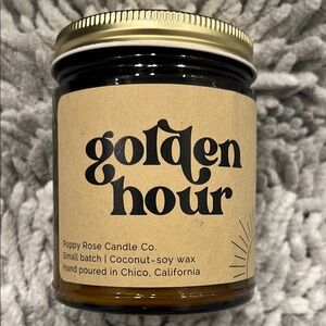 Golden Hour Candle by Poppy Rose Candle Co NEW